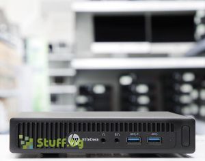 Реновиран настолен компютър HP EliteDesk 705 G3 DM AMD A12 PRO-9800E 8GB 256GB SSD