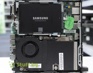 Реновиран настолен компютър HP EliteDesk 705 G3 DM AMD A12 PRO-9800E 8GB 256GB SSD