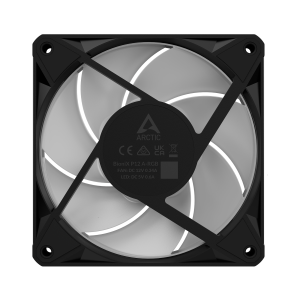 Вентилатор ARCTIC BioniX P12 A-RGB PWM 120mm Daisy Chain - Черен