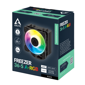 Охладител за процесор ARCTIC Freezer 36-S A-RGB Black - ACFRE00198A