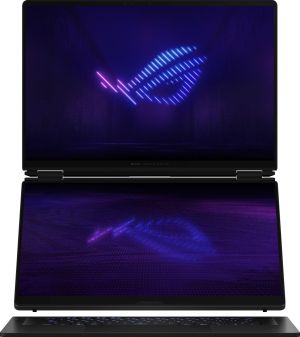 Лаптоп ASUS ROG Zephyrus Duo 16 2026 GX651AX-SR086X - 16" OLED Touchscreen, 120Hz, 2.8K, Intel Core Ultra 9 386H, 64GB LPDDR5X, 2TB SSD, RTX 5090 24GB GDDR7, Win 11 Pro