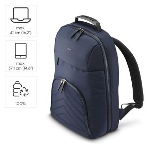 HAMA Раница за лаптоп "Premium Lightweight", до 41 см (16,2"), тъмносиня
