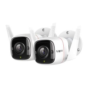 Външна охранителна WiFi камера TP-Link Tapo C310P2, 3MP - комплект от 2 броя