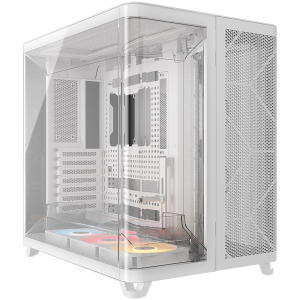 CORSAIR AIR 5400 RS-R ARGB Tempered Glass Mid-Tower, White
