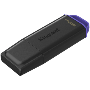 KINGSTON 512GB Portable USB 3.2 Gen 1 DataTraveler Exodia Black/Purple