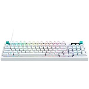 Геймърска механична клавиатура Logitech G316 X 98 - Hot-Swappable Tactile Switch - White