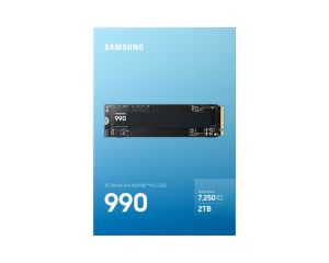 Твърд диск Samsung SSD 990 2TB PCIe 4.0 NVMe M.2 V-NAND Read 7250 MB/s Write 6450 MB/s