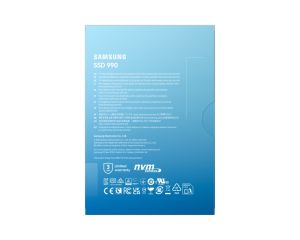 Твърд диск Samsung SSD 990 2TB PCIe 4.0 NVMe M.2 V-NAND Read 7250 MB/s Write 6450 MB/s