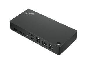 Lenovo Универсална USB-C докинг станция, Dock Gen3 HDMI, 2 X DP, 1 GbE, 90W