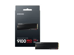 SSD SAMSUNG 9100 PRO 1TB, PCIe 5.0 NVMe M.2 Type 2280 Heatsink