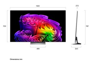 Телевизор LG OLED55G61LW, 55" UHD OLED evo, 4K (3840 x 2160), DVB-C/T2/S2, Full Cinema Screnn, Alpha 11 AI 4K, 120Hz Native (VRR 165Hz), ThinQ AI, HDR10, VRR, NVIDIA G-SYNC, AMD FreeSync, Dolby Vision, Dolby Atmos, Wi-Fi 6, Bluetooth, HDMI, USB, Airplay 2