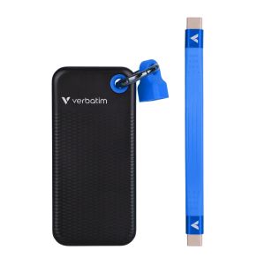 Твърд диск Verbatim Pocket SSD USB 3.2 Gen 2 512GB Black/Blue