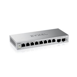 Комутатор ZyXEL GS1200-10 v3, 8 Port Gigabit, 2 x SFP webmanaged Desktop Switch
