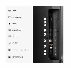 Телевизор Hisense 55" E7S, 4K Ultra HD 3840x2160, QLED, Quantum Dot, HDR 10+, HLG, Dolby Vision, DTS Virtual X, Smart TV, WiFi, Light Sensor, BT, Anyview Cast, 3xHDMI, 2xUSB, LAN, CI+, DVB-T2/C/S2, Black