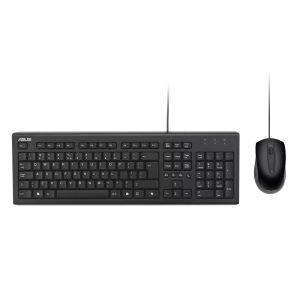 Комплект Asus U2000 KEYBOARD+MOUSE/BK/UI//WIN11/COPILOT, Wired, Black