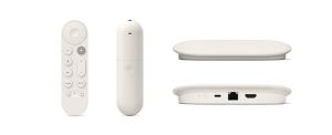 Мултимедиен плеър Google TV Streamer 4K, 32GB, с дистанционно