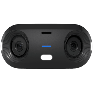UBIQUITI UVC-G6-180-W Indoor/outdoor dual sensor 16MP 20 FPS PoE+ camera, with a Multi-TOPS AI Engine and panoramic 180 coverage