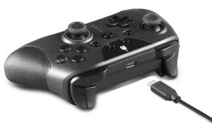 Безжичен геймпад Spartan Gear Mora 3 за PC и Switch - Черен
