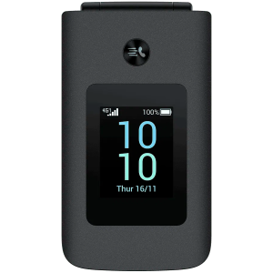 TCL ONETOUCH 4043 Flip Phone, 3.2'' Main + 1.77'' External Display, 2MP Camera, 4G VoLTE, Dual SIM, 1380mAh
