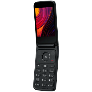 TCL ONETOUCH 4043 Flip Phone, 3.2'' Main + 1.77'' External Display, 2MP Camera, 4G VoLTE, Dual SIM, 1380mAh