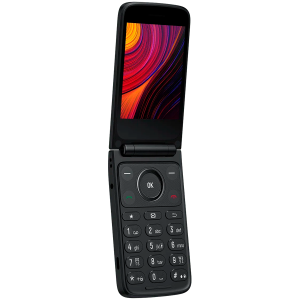 TCL ONETOUCH 4043 Flip Phone, 3.2'' Main + 1.77'' External Display, 2MP Camera, 4G VoLTE, Dual SIM, 1380mAh