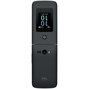 TCL ONETOUCH 4043 Flip Phone, 3.2'' Main + 1.77'' External Display, 2MP Camera, 4G VoLTE, Dual SIM, 1380mAh