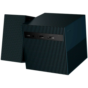 Projector 1080P Google TV Netflix Certified, Inspired by Rubik s Cube,66Wh large-capacity battery,3 hours of runtime, 90 free rotation