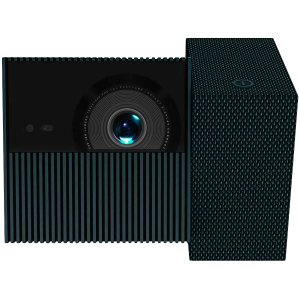 Projector 1080P Google TV Netflix Certified, Inspired by Rubik s Cube,66Wh large-capacity battery,3 hours of runtime, 90 free rotation