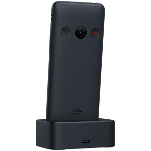 2.8 inch Featurephone large display with big button, Loud speaker, 1500mAh battery, 4G VoLTE Connectivity, Dark Grey