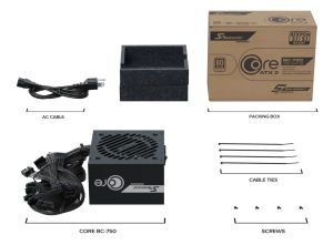 Захранващ блок Seasonic CORE BC 750W 80+ Bronze, ATX 3.1, PCIe 5.1