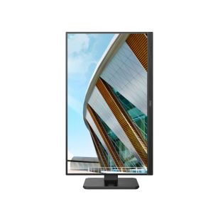 Монитор AOC 24P2QM, 23.8" VA WLED, 1920x1080@75Hz, 4ms GtG, 300cd m/2, 3000:1, 50M:1 DCR, Adaptive Sync, Low Blue Light, FlickerFree, 2Wx2, Tilt, Height Adjust, Pivot, Swivel, D-SUB, DVI, HDMI, DP, USB hub