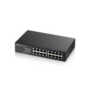Суич ZYXEL GS1100-16, 16 портов, Gigabit, за монтиране в шкаф