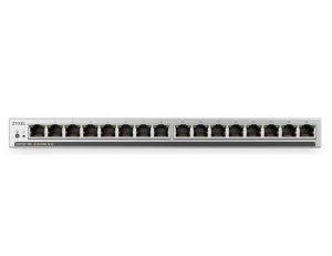 Комутатор ZyXEL GS1100-16ES  Slimline Unmanaged + 16 port Gigabit - Unmanaged + Switch