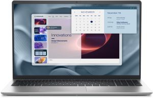 Лаптоп Dell Pro 15 Essential PV15250, Intel Core 3 100U (6 cores, up to 4.7 GHz), 15.6" FHD (1920x1080) 120Hz WVA AG, 8GB DDR5, 512GB, Intel UHD Graphics, HD RGB cam, Wi-Fi 6, FPR, BG kbd, Ubuntu, Platinum Silver, 3Y PS+Canon PIXMA MG2551S All-In-One, Gre
