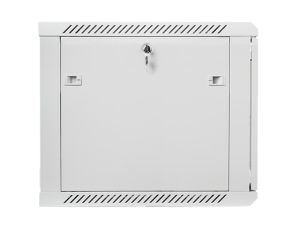 Комуникационен шкаф Lanberg rack cabinet 19" wall-mount 9U / 600x600 for self-assembly (flat pack), grey