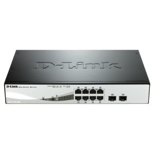 Комутатор D-Link 8-Port Gigabit PoE Smart Switch with 2 SFP ports