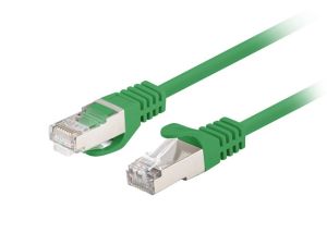 Кабел Lanberg patch cord CAT.6 FTP 0.25m, Fluke Passed, green (10-pack)
