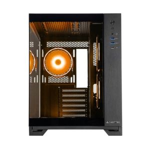 Компютърна кутия Chieftec Visio Mid Tower ATX стъклен панел ARGB (GM-30B-TG-OP)