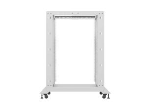 Комуникационен шкаф Lanberg open rack 19" 22U 600x1000, grey