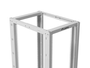 Комуникационен шкаф Lanberg open rack 19" 22U 600x1000, grey