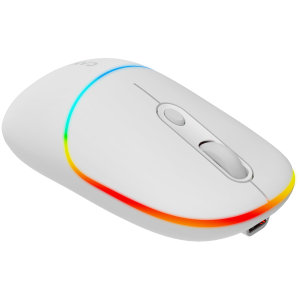 Безжична мишка Canyon OnClick 22 1600DPI Bluetooth 2.4GHz USB-C бяла (CNS-CMSW22SW)