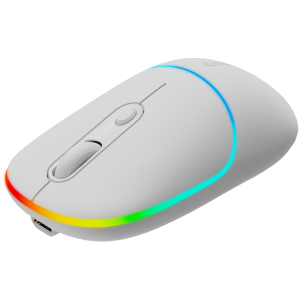Безжична мишка Canyon OnClick 22 1600DPI Bluetooth 2.4GHz USB-C бяла (CNS-CMSW22SW)
