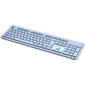 Безжична клавиатура Canyon 2.4GHz безшумни клавиши синя (CNS-HKBW01BL)
