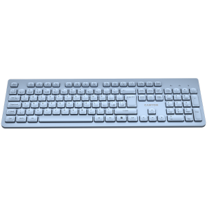 Безжична клавиатура Canyon 2.4GHz безшумни клавиши синя (CNS-HKBW01BL)