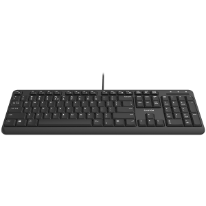 CANYON keyboard HKB-20 EN/BG Velvet Wired  Black