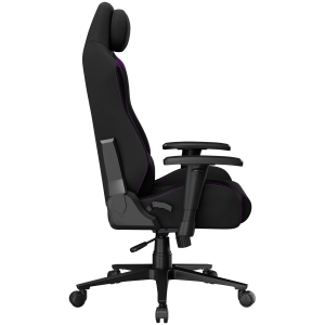 LORGAR CHA41, Ergonomic Gaming Chair Advanced, premium anti-stain fabric, Black/purple