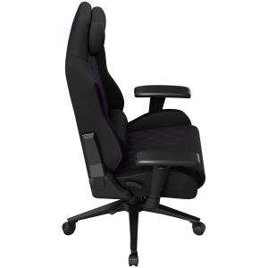 LORGAR CHA41, Ergonomic Gaming Chair Advanced, premium anti-stain fabric, Black/purple