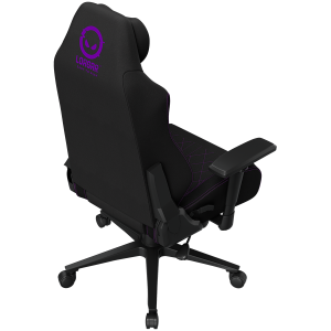 LORGAR CHA41, Ergonomic Gaming Chair Advanced, premium anti-stain fabric, Black/purple