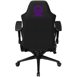 LORGAR CHA41, Ergonomic Gaming Chair Advanced, premium anti-stain fabric, Black/purple