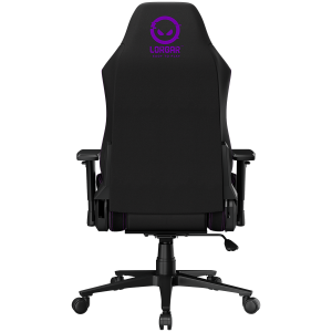 LORGAR CHA41, Ergonomic Gaming Chair Advanced, premium anti-stain fabric, Black/purple